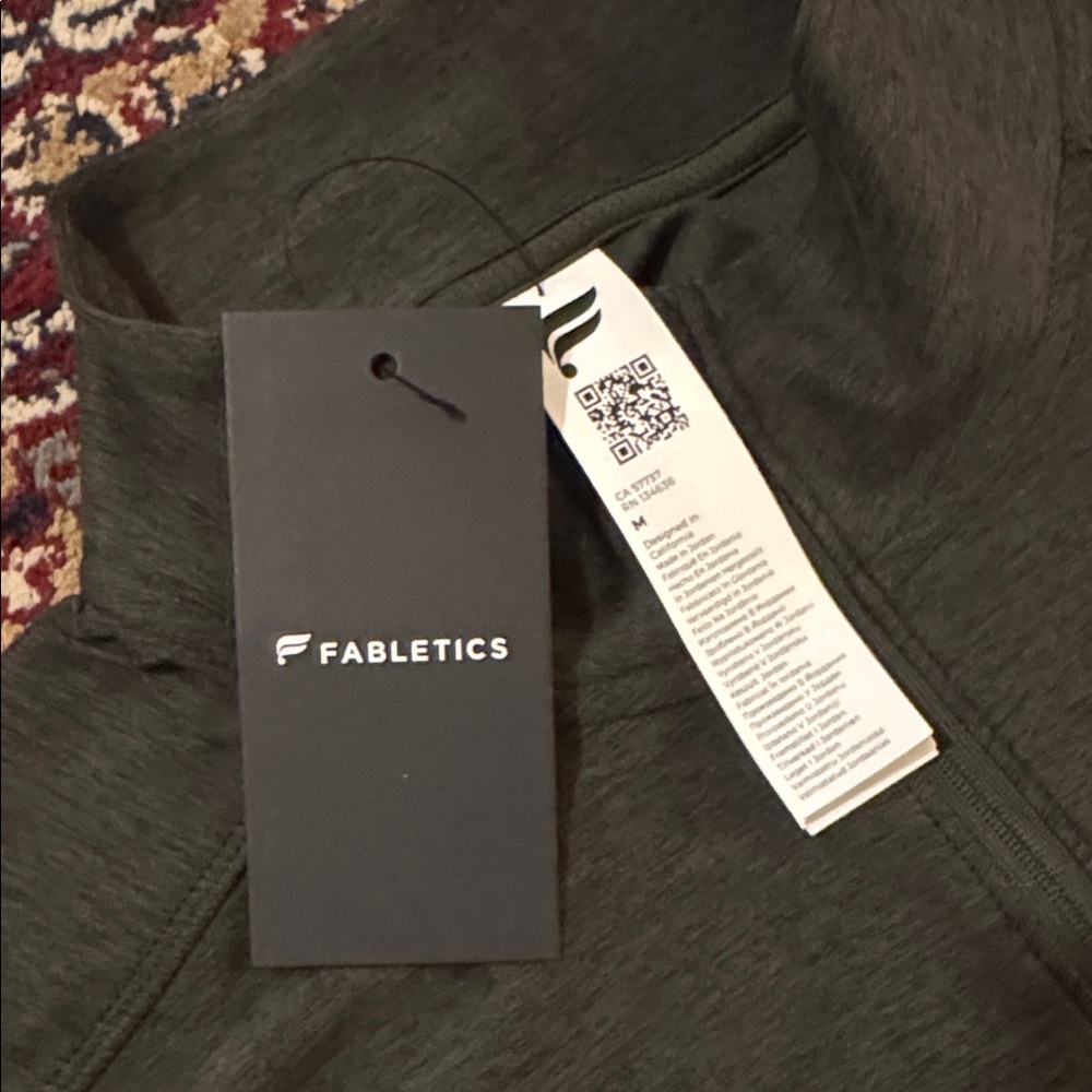 Fabletics Forest Green Pullover NWT - image 2